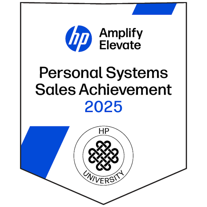 HP Personal Systems Sales Badge 2025