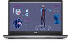 DELL Precision 7780 i7-13850HX Mobiel werkstation 43,9 cm (17.3") Full HD Intel® Core™ i7 32 GB DDR5-SDRAM 1000 GB SSD NVIDIA RTX 3500 Wi-Fi 6E (802.11ax) Windows 11 Pro Grijs