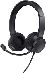 Trust Ayda Headset Bedraad Hoofdband Oproepen/muziek USB Type-A Zwart