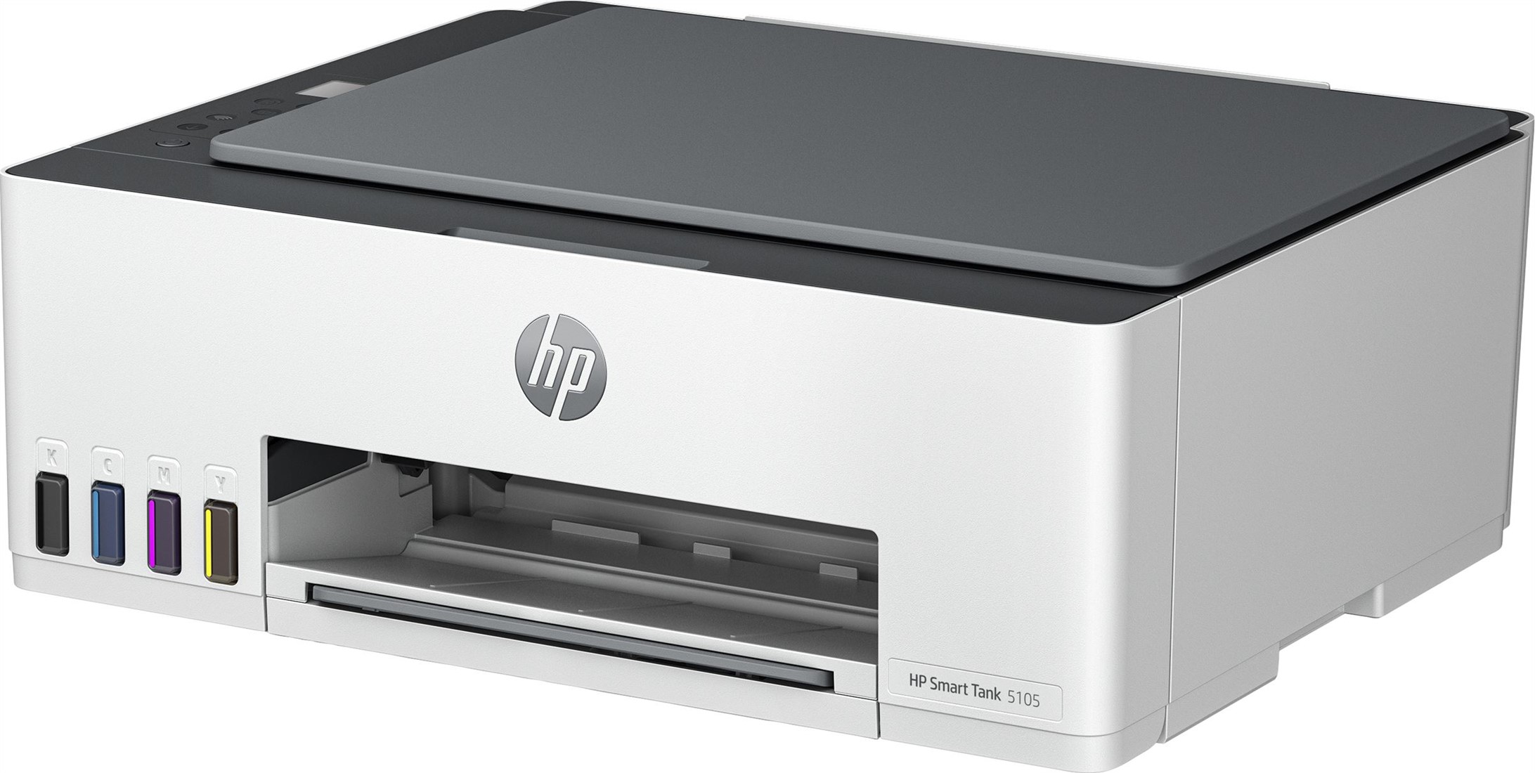 HP Smart Tank 5105 All-in-One-printer, Kleur, Printer voor Thuis en thuiskantoor, Printen, kopiëren, scannen, Draadloos; printertank voor grote volumes; printen vanaf telefoon of tablet; scannen naar bij