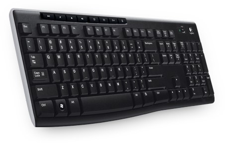 Logitech K270 RF Draadloos AZERTY Zwart toetsenbord
