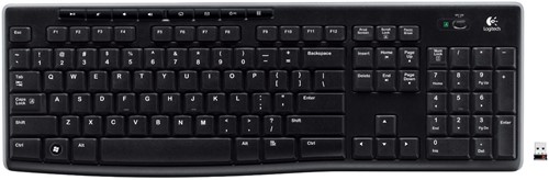 Logitech K270 RF Draadloos QWERTZ Zwitsers Zwart toetsenbord