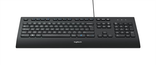 Logitech K280e USB QWERTY US International Zwart toetsenbord