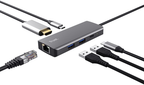 Trust Dalyx USB Type-C 1000 Mbit/s Zilver-3