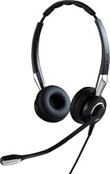 Jabra Biz 2400 II QD Duo NC Headset Hoofdband Zwart, Zilver