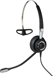 Jabra Biz 2400 II USB Mono BT Headset Bedraad en draadloos Neckband, oorhaak, Hoofdband Kantoor/callcenter Bluetooth Zwart, Zilver