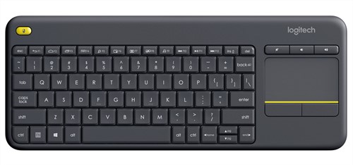 Logitech K400 Plus RF Draadloos Zwitsers Zwart toetsenbord
