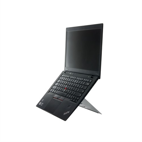 R-Go Tools Riser Attachable Laptopstandaard, geïntegreerd, verstelbaar, zwart