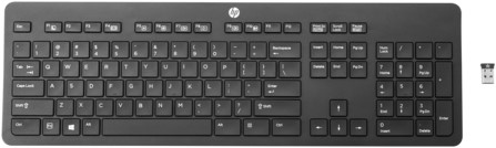 HP Wireless (Link-5) RF Draadloos Zwart toetsenbord