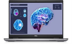 DELL Precision 7680 i7-13850HX Mobiel werkstation 40,6 cm (16") Full HD+ Intel® Core™ i7 32 GB DDR5-SDRAM 1000 GB SSD NVIDIA RTX 2000 Wi-Fi 6E (802.11ax) Windows 11 Pro Grijs