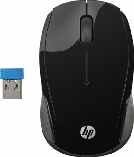 HP 200 RF Draadloos Optisch 1000DPI Ambidextrous Zwart muis