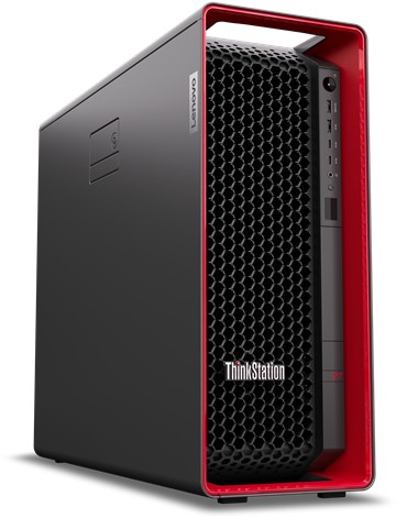 Lenovo ThinkStation P7 w5-3423 Tower Intel® Xeon® 32 GB DDR5-SDRAM 1 TB SSD Windows 11 Pro for Workstations Workstation Zwart, Rood-2
