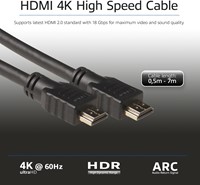ACT 0.5 meter High Speed Ethernet kabel HDMI-A male - male (AWG30)-2