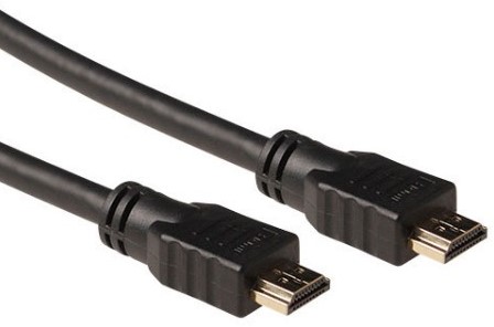 ACT 0.5 meter High Speed Ethernet kabel HDMI-A male - male (AWG30)