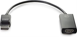 HP 2JA63AA DisplayPort HDMI Type A (Standard) Zwart video kabel adapter