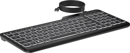 HP 400 backlit toetsenbord met kabel-3