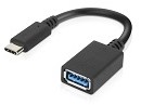 Lenovo LenovoUSB-CtoUSB-AAdapter 0.14m USB C USB A Mannelijk Vrouwelijk Zwart USB-kabel