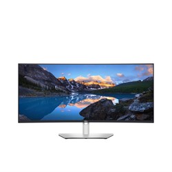 DELL UltraSharp U3824DW 95,2 cm (37.5") 3840 x 1600 Pixels Wide Quad HD+ LCD Zwart, Zilver