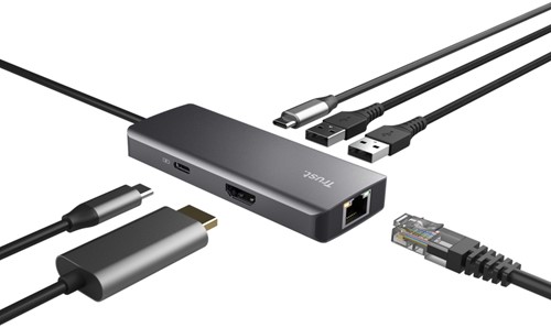 Trust Dalyx USB Type-C 1000 Mbit/s Zilver-2