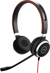 Jabra Evolve 40 MS Stereo USB-C Headset Bedraad Hoofdband Kantoor/callcenter USB Type-C Bluetooth Zwart