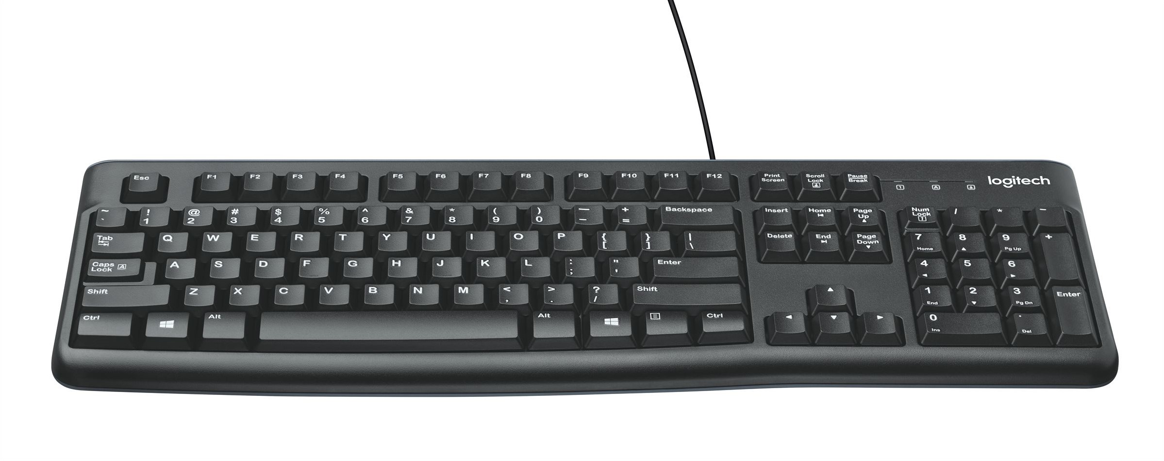 onvergeeflijk onze Zonsverduistering Logitech K120 USB AZERTY Zwart toetsenbord bij ICT-Store.nl
