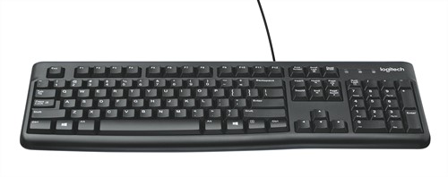 Logitech K120 USB AZERTY Zwart toetsenbord