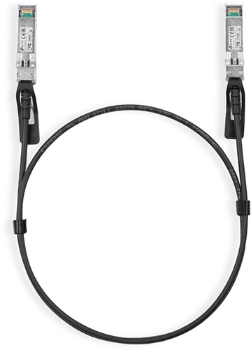 TP-LINK TL-SM5220-1M Glasvezel kabel SFP+ DAC Zwart