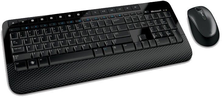 Zeemeeuw voorzichtig Blind Microsoft Wireless Desktop 2000, FRE toetsenbord RF Draadloos AZERTY Zwart  bij ICT-Store.nl