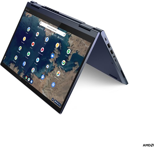 Lenovo ThinkPad C13 Yoga Chromebook 33,8 cm (13.3") Touchscreen Full HD AMD Ryzen 3 4 GB DDR4-SDRAM 128 GB SSD Wi-Fi 5 (802.11ac) Chrome OS Blauw
