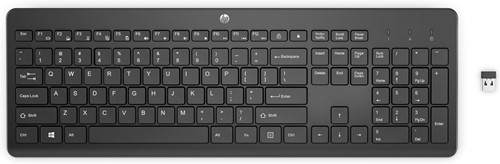HP 230 toetsenbord RF Draadloos Zwart