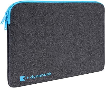Dynabook PX2005E-1NCA notebooktas 39,6 cm (15.6") Opbergmap/sleeve Antraciet, Blauw