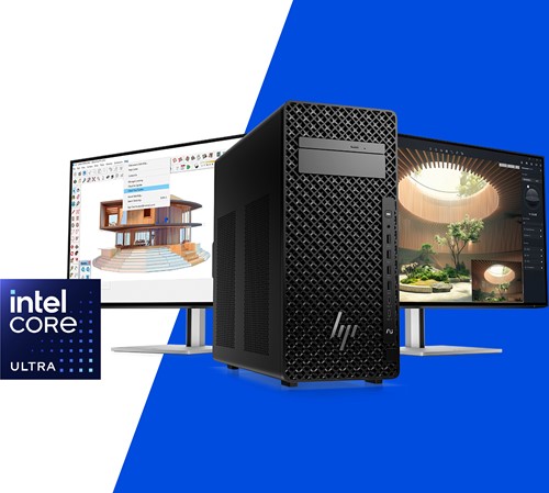 HP Z2 TWR G1i Ultra7 265K vPro Enterprise 20 cores - 64 GB - DDR5 Intel Core Ultra 7 DDR5-SDRAM 1 TB SSD Windows 11 Pro Tower Workstation AI PC, AI Workstation Zwart-3
