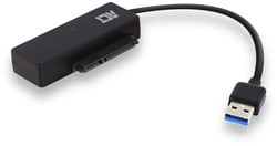 ACT AC1515 tussenstuk voor kabels 2.5/3.5" SATA USB A Zwart