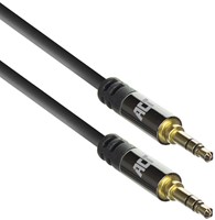ACT AC3610 audio kabel 1,5 m 3.5mm Zwart