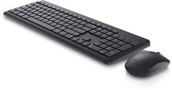DELL KM3322W toetsenbord Inclusief muis RF Draadloos US International Zwart