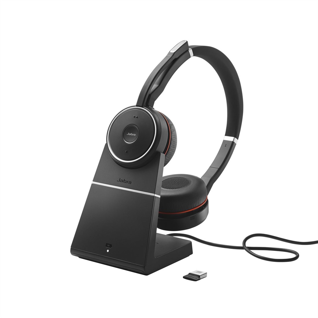 krassen Modieus Chronisch Jabra Evolve 75 Headset Bedraad en draadloos Hoofdband Oproepen/muziek  Bluetooth Oplaadhouder Zwart bij ICT-Store.nl