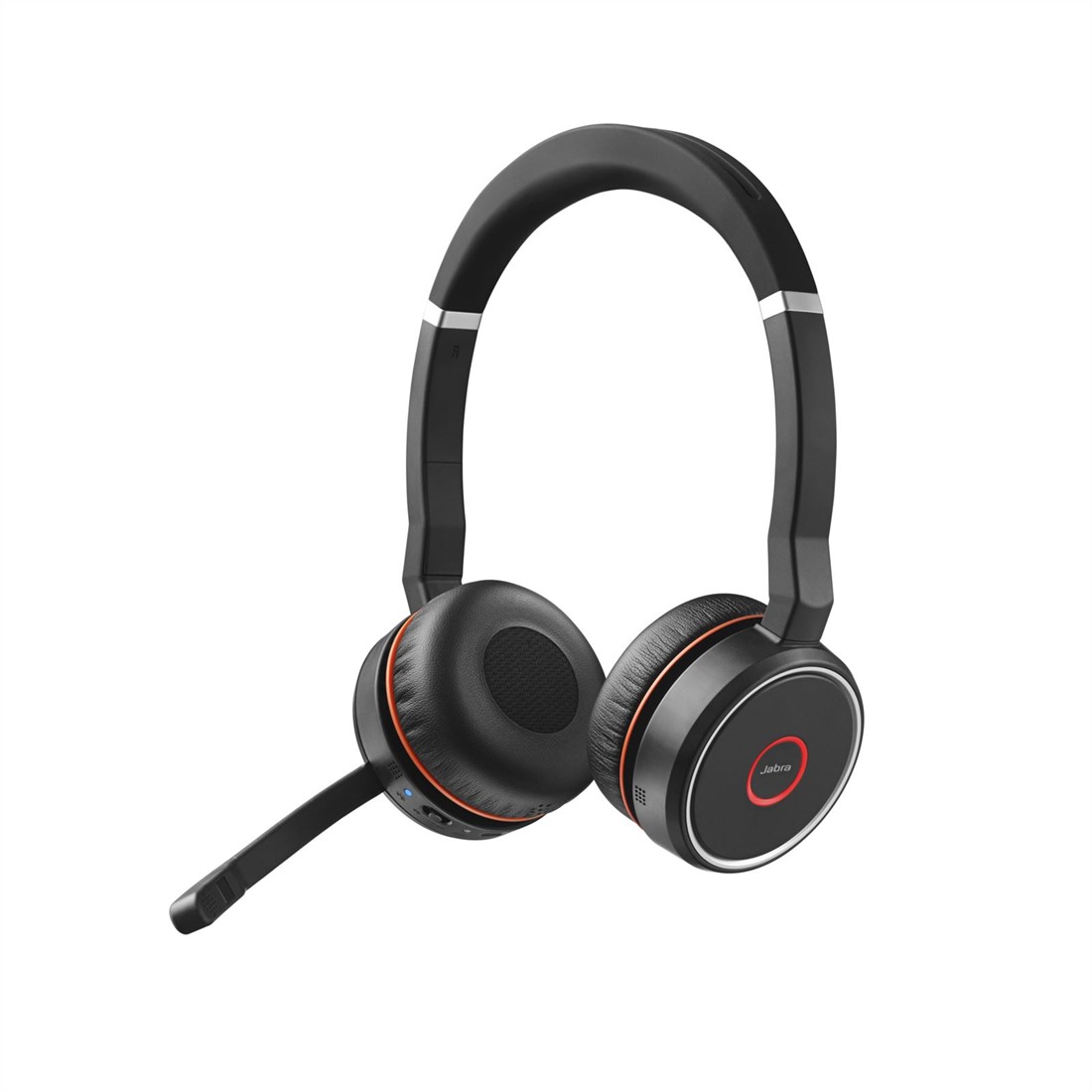 Viskeus argument Met andere bands Jabra Evolve 75 Headset Bedraad en draadloos Hoofdband Oproepen/muziek  Bluetooth Oplaadhouder Zwart bij ICT-Store.nl