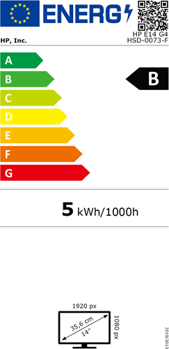Energielabel afkomstig van Icecat, automatisch ingelezen op 29-04-2026.