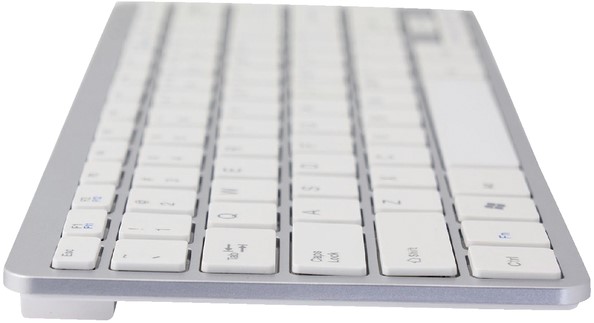 Afdeling huisvrouw Stoutmoedig Ergonomisch toetsenbord R-Go Tools Compact Azerty zilver-wit bij  ICT-Store.nl