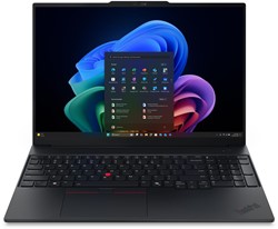 Lenovo ThinkPad E16 Gen 4 (Intel) Copilot+ PC Intel Core Ultra 5 325 Laptop 40,6 cm (16") WUXGA 16 GB DDR5-SDRAM 512 GB SSD Wi-Fi 7 (802.11be) Windows 11 Pro Zwart Engels