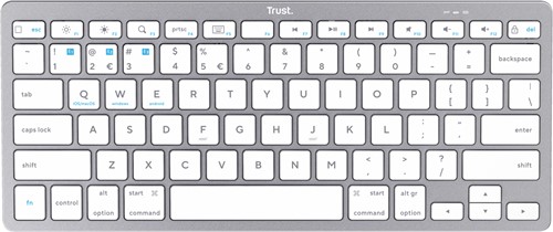Trust 24651 toetsenbord Bluetooth QWERTY Amerikaans Engels Zilver-3
